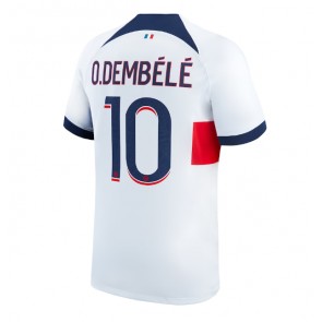 Paris Saint-Germain Ousmane Dembele #10 Koszulka Wyjazdowych 2023-24 Krótki Rękaw